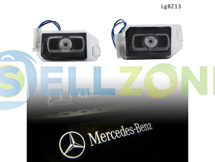 Φώτα με προτζέκτορα λογότυπου Mercedes-Benz για καθρέφτες - LgBZ13